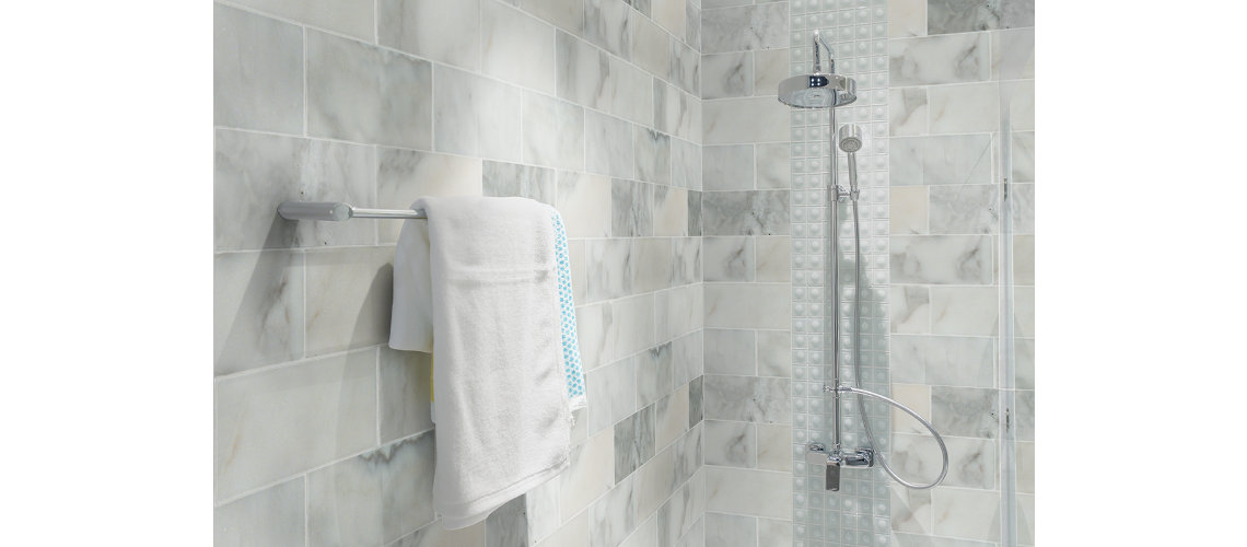 CALACATTA GOLD SUBWAY TILE